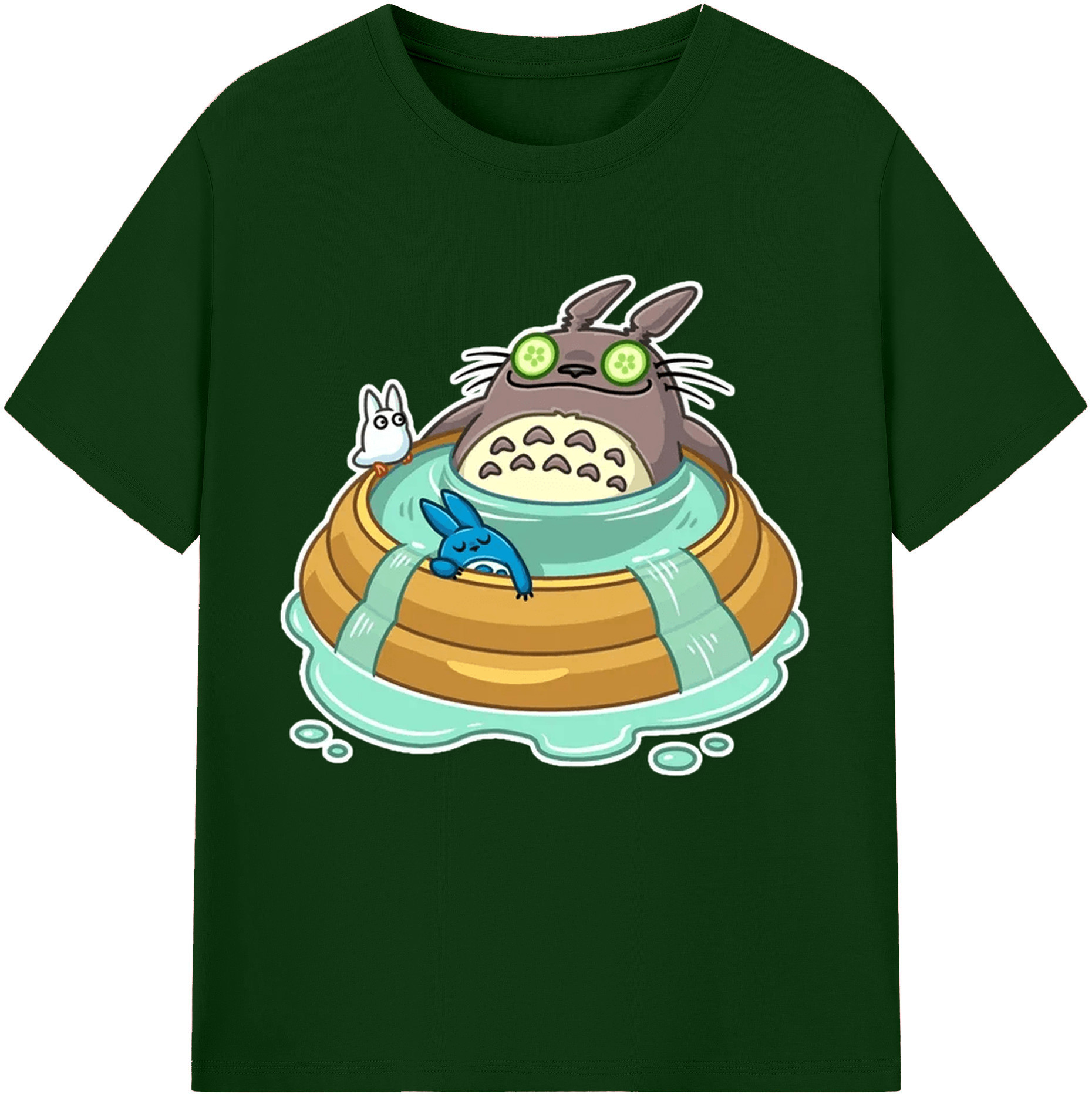 （画像用） となりのトトロ 草壁メイ 草壁サツキ My Neighbor Totoro Satsuki Kusakabe Mei Kusakabe 綿100％半袖Tシャツ（フロントプリント）